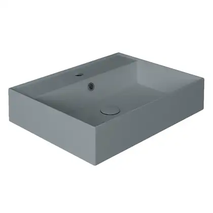 Раковина подвесная Simas Agile 61 х 46 см. Cemento Matt (AG61CEMENTO) фото 1 Aquada.com.ua
