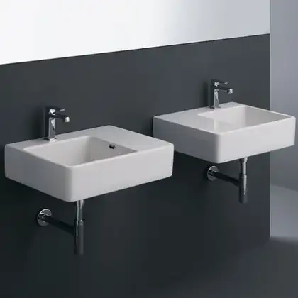 Раковина подвесная Simas Top-Lavabi 60х45 см (левая) (QU60S) фото 4 Aquada.com.ua