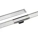 Корпус дренажных каналов Geberit CleanLine 154.150.00.1 (высота от 90мм) + Дренажный канал обрезной 30-130 см Geberit CleanLine20, нержавеющая сталь (154.150.00.1+154.451.KS.1) фото 2 Aquada.com.ua