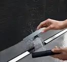 Корпус дренажных каналов Geberit CleanLine 154.150.00.1 (высота от 90мм) + Дренажный канал обрезной 30-130 см Geberit CleanLine20, нержавеющая сталь (154.150.00.1+154.451.KS.1) фото 3 Aquada.com.ua
