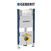 Инсталляция Geberit Duofix 458.178.11.1 (4-в-1) комплект (клавиша белая)