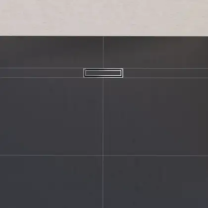 Корпус дренажных каналов Geberit CleanLine 154.150.00.1 (высота от 90мм) + Дренажный канал Geberit CleanLine, для облицовки плиткой (154.150.00.1+154.455.00.1) фото 4 Aquada.com.ua