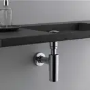 Сифон для умывальника Geberit хром глянцевый, d40 (151.035.21.1) фото 2 Aquada.com.ua