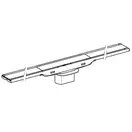 Дренажный канал обрезной 30-90 см Geberit CleanLine60, рамка чёрный металл/нержавеющая сталь (154.456.00.1) фото 2 Aquada.com.ua