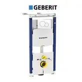 Инсталляция Geberit Duofix 111.362.00.5 (4-в-1) комплект (клавиша белая) 115.770.11.5 (111.362.00.5 + 115.770.11.5)