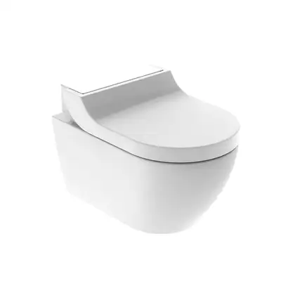 Подвесной унитаз-биде Geberit AquaClean Tuma Comfort (стекло/белый) (146.294.SI.1) фото 1 Aquada.com.ua