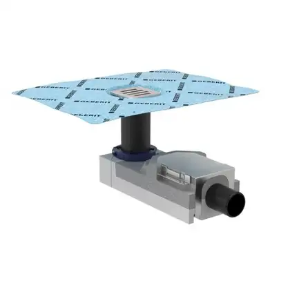 Трап для душа Geberit Uniflex 100 мм+ решетка для трапа (нержавеющая сталь) (154.050.00.1) фото 1 Aquada.com.ua