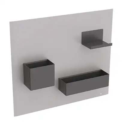 Магнитная доска Geberit с коробками для хранения (500.649.JL.2) фото 1 Aquada.com.ua