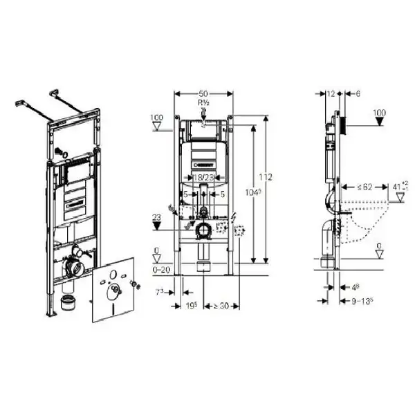 Инсталляция Geberit Duofix 111.362.00.5 (4-в-1) комплект (клавиша белая) 115.770.11.5 (111.362.00.5 + 115.770.11.5) фото 2 Aquada.com.ua Инсталляция Geberit Duofix 111.362.00.5 (4-в-1) комплект (клавиша белая) 115.770.11.5 (111.362.00.5 + 115.770.11.5) фото 2 Aquada.com.ua