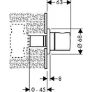 Запорный вентиль Hansgrohe (15972000) фото 2 Aquada.com.ua