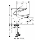Набор смесителей для душа 3-в-1 Hansgrohe Novus (цвет - хром) (20180005) фото 2 Aquada.com.ua