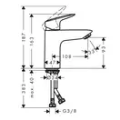Набор смесителей для ванны и кухни 4-в-1 Hansgrohe Logis/Crometta (цвет - хром) (20200000) фото 10 Aquada.com.ua