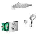 Душевая система скрытого монтажа с термостатом Hansgrohe Raindance (цвет - хром) (23815000) фото 1 Aquada.com.ua