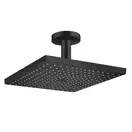 Верхний душ с потолочным подсоединением Hansgrohe Raindance E 300 х 300 мм, 1 тип струи (цвет - чёрный матовый) (26250670) фото 1 Aquada.com.ua
