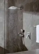 Лейка для душа Hansgrohe Raindance Select S EcoSmart 120 (цвет - хром), 3 вида струи (26531000) фото 3 Aquada.com.ua
