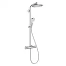 Душевая система с термостатом Hansgrohe Crometta S 240 1jet (цвет - хром) (26769000) фото 1 Aquada.com.ua