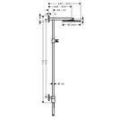 Душевой гарнитур Hansgrohe Raindance Connect 240 Showerpipe (цвет - хром) (27421000) фото 3 Aquada.com.ua