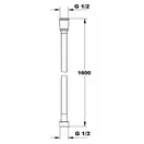 Шланг для душа Hansgrohe Isiflex 160 см (цвет - чёрный) (28276610) фото 3 Aquada.com.ua