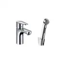 Смеситель для раковины с гигиеническим душем Hansgrohe Talis E2 (цвет - хром) (31165000) фото 1 Aquada.com.ua