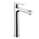 Смеситель для раковины, однорычажный Hansgrohe Metris (цвет - хром), с донным клапаном (31183000) фото 1 Aquada.com.ua