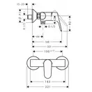 Набор смесителей для душа 3-в-1 Hansgrohe Focus (цвет - хром) (31662773) фото 3 Aquada.com.ua