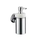 Дозатор жидкого мыла Hansgrohe Logis Classic (цвет - хром, керамика белая), емкость 125 мл (41614000) фото 1 Aquada.com.ua