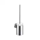 Ёршик с держателем Hansgrohe Logis Classic (цвет - хром, керамика белая) (41632000) фото 1 Aquada.com.ua