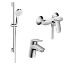 Набор смесителей для душа 3-в-1 Hansgrohe Logis/Crometta (цвет - хром) (70072019) фото 1 Aquada.com.ua