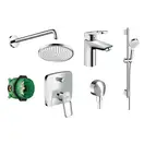 Набор смесителей для душа 7-в-1 Hansgrohe Logis (цвет - хром) (71264111) фото 1 Aquada.com.ua
