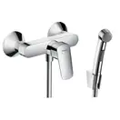 Набор для гигиенического душа Hansgrohe Logis (цвет - хром) (7160000S) фото 1 Aquada.com.ua