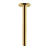 Тримач верхнього душу стельовий Hansgrohe S 300 мм, Polished Gold Optic (27389990)