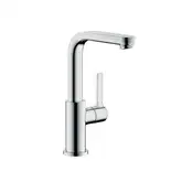 Смеситель для раковины, однорычажный Hansgrohe Metris S (цвет - хром), с донным клапаном Push-Open (31161000)