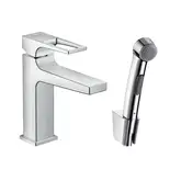 Смеситель для раковины с гигиеническим душем Hansgrohe Metropol (цвет - хром) (74522000)