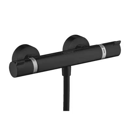 Термостат для душа Hansgrohe Ecostat Comfort (цвет - чёрный матовый) (13116670) фото 1 Aquada.com.ua