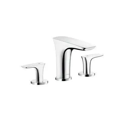 Cмеситель для раковины Hansgrohe PuraVida (цвет - хром), с донным клапаном Push-Open (15073000) фото 1 Aquada.com.ua