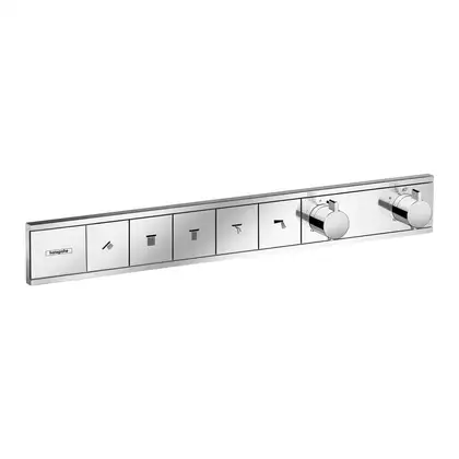 Термостат для скрытого монтажа на 5 потребителей Hansgrohe RainSelect (цвет - хром) (15384000) фото 1 Aquada.com.ua