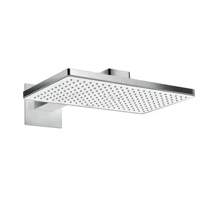 Верхний душ Hansgrohe Rainmaker Select 460 1jet (цвет - хром/белое стекло) (24003400) фото 1 Aquada.com.ua