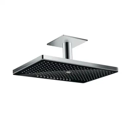 Верхний душ Hansgrohe Rainmaker Select 460 3jet (цвет - хром/чёрный) (24006600) фото 1 Aquada.com.ua