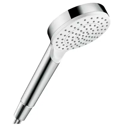 Лейка для душа Hansgrohe Crometta EcoSmart (цвет - хром/белый), 1 вид струи (26333400) фото 1 Aquada.com.ua