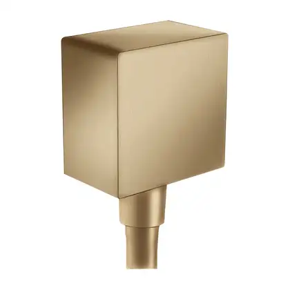 Шланговое подсоединение Hansgrohe FixFit (цвет - матовая бронза) (26455140) фото 1 Aquada.com.ua
