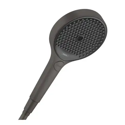Лейка для душа Hansgrohe Rainfinity (цвет - матовый чёрный хром), 3 вида струи (26864340) фото 1 Aquada.com.ua