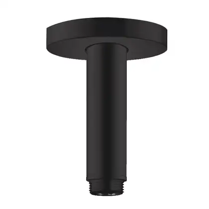 Держатель верхнего душа Hansgrohe h10 см (цвет - чёрный матовый) (27393670) фото 1 Aquada.com.ua