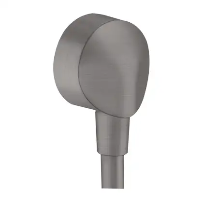 Шланговое подсоединение Hansgrohe Fixfit (цвет - чёрный матовый хром) (27454340) фото 1 Aquada.com.ua