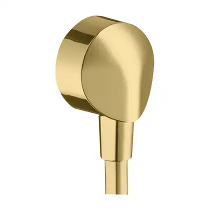 Шланговое подсоединение Hansgrohe Fixfit (цвет - полированное золото) (27454990) фото 1 Aquada.com.ua