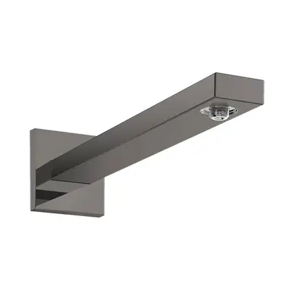 Держатель верхнего душа Hansgrohe Square 38,9 см (цвет - чёрный матовый хром) (27694340) фото 1 Aquada.com.ua