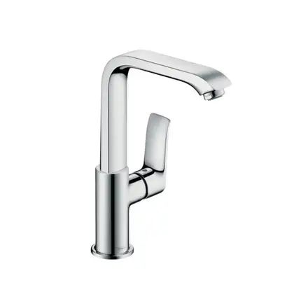Смеситель для раковины, однорычажный Hansgrohe Metris (цвет - хром), с донным клапаном (31087000) фото 1 Aquada.com.ua