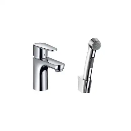 Смеситель для раковины с гигиеническим душем Hansgrohe Talis E2 (цвет - хром) (31165000) фото 1 Aquada.com.ua