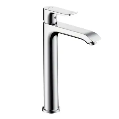 Смеситель для раковины, однорычажный Hansgrohe Metris (цвет - хром), с донным клапаном (31183000) фото 1 Aquada.com.ua