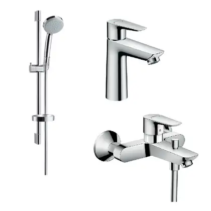 Набор смесителей для ванны 3-в-1 Hansgrohe Talis E (цвет - хром) (71742773) фото 1 Aquada.com.ua