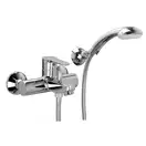 Смеситель для ванны Paffoni Blu (цвет - хром), с душевым гарнитуром (BLU023CR) фото 1 Aquada.com.ua
